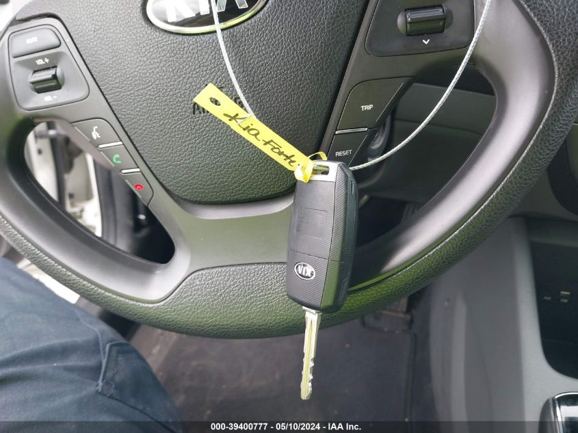 2017 KIA FORTE LX - 3KPFK4A7XHE050012