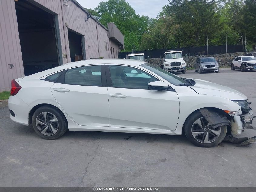 2019 Honda Civic Lx VIN: 19XFC2F64KE025423 Lot: 39400781
