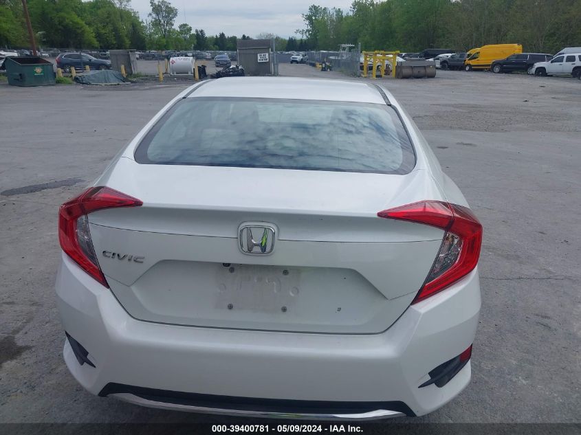 2019 Honda Civic Lx VIN: 19XFC2F64KE025423 Lot: 39400781