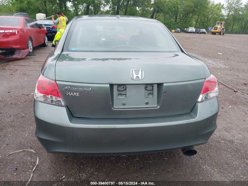 2010 Honda Accord 2.4 Ex-L VIN: 1HGCP2F82AA168396 Lot: 39400797