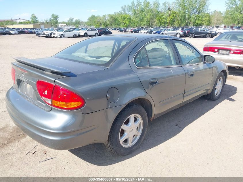 2004 Oldsmobile Alero Gl1 VIN: 1G3NL52E54C208804 Lot: 39400807