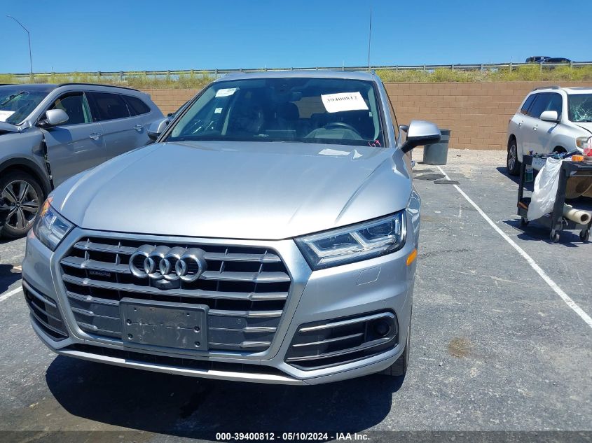 2018 Audi Q5 2.0T Premium/2.0T Tech Premium VIN: WA1CNAFY9J2124334 Lot: 39400812