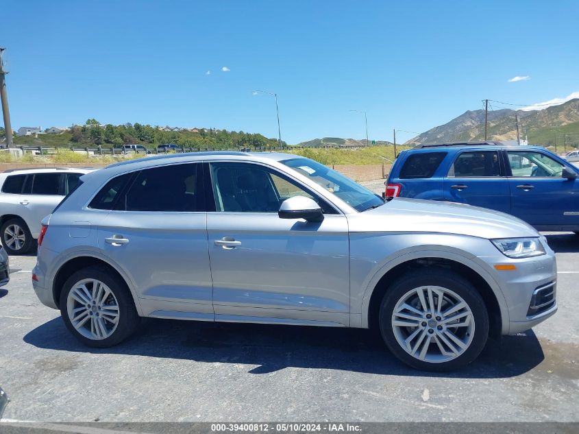 2018 Audi Q5 2.0T Premium/2.0T Tech Premium VIN: WA1CNAFY9J2124334 Lot: 39400812