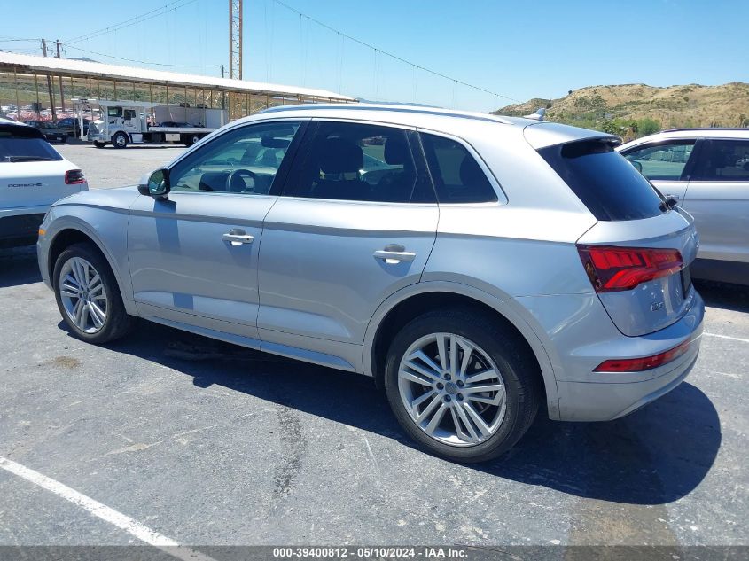 2018 Audi Q5 2.0T Premium/2.0T Tech Premium VIN: WA1CNAFY9J2124334 Lot: 39400812