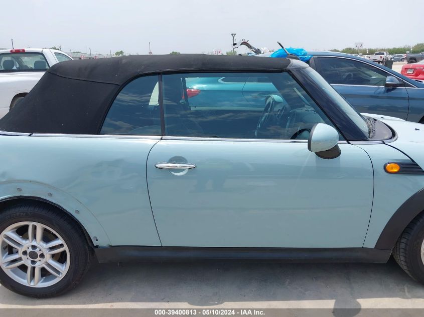 2011 Mini Cooper VIN: WMWZN3C53BT133738 Lot: 39400813