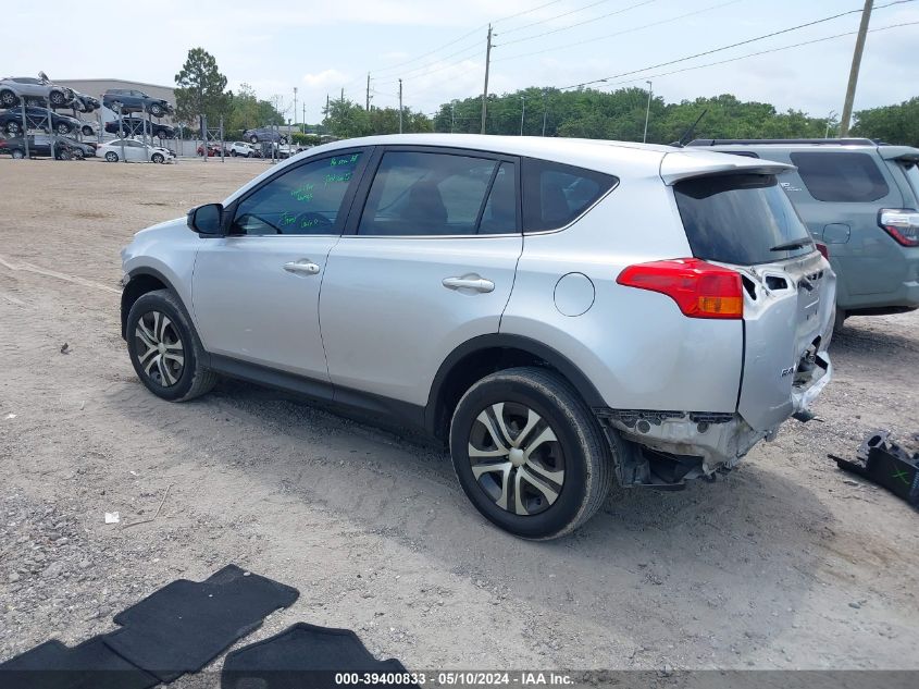 2015 Toyota Rav4 Le VIN: 2T3ZFREV2FW172405 Lot: 39400833