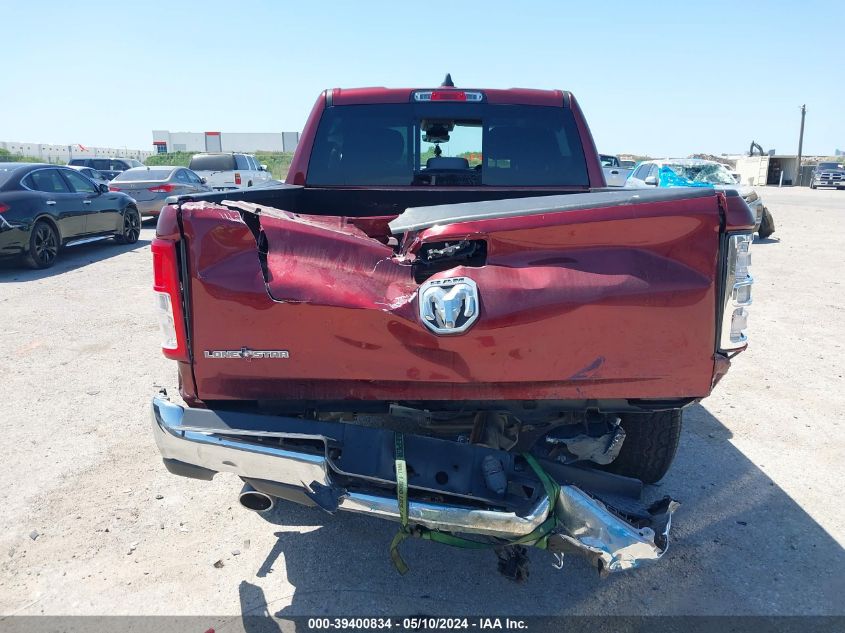 2020 Ram 1500 Lone Star 4X2 5'7 Box VIN: 1C6RREFT1LN186058 Lot: 39400834