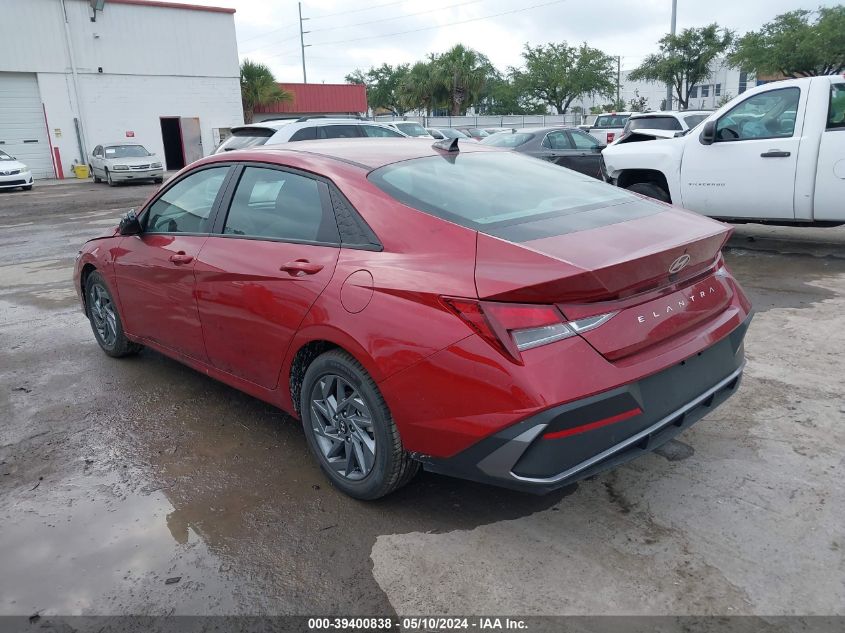 2024 Hyundai Elantra Sel VIN: KMHLM4DG7RU650896 Lot: 39400838