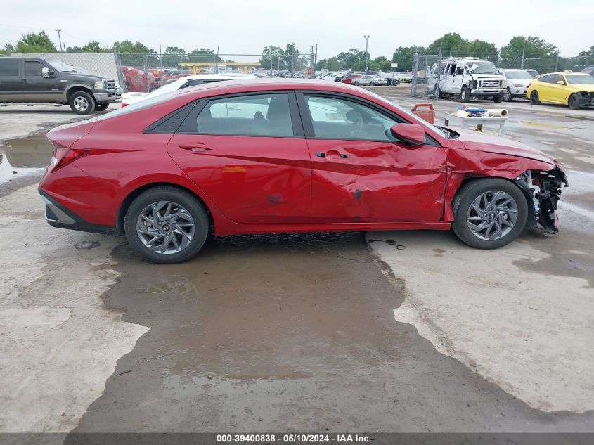 2024 Hyundai Elantra Sel VIN: KMHLM4DG7RU650896 Lot: 39400838