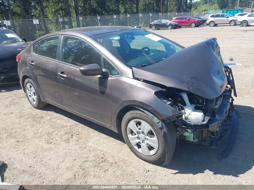 2018 Kia Forte Lx VIN: 3KPFK4A77JE174681 Lot: 39400851