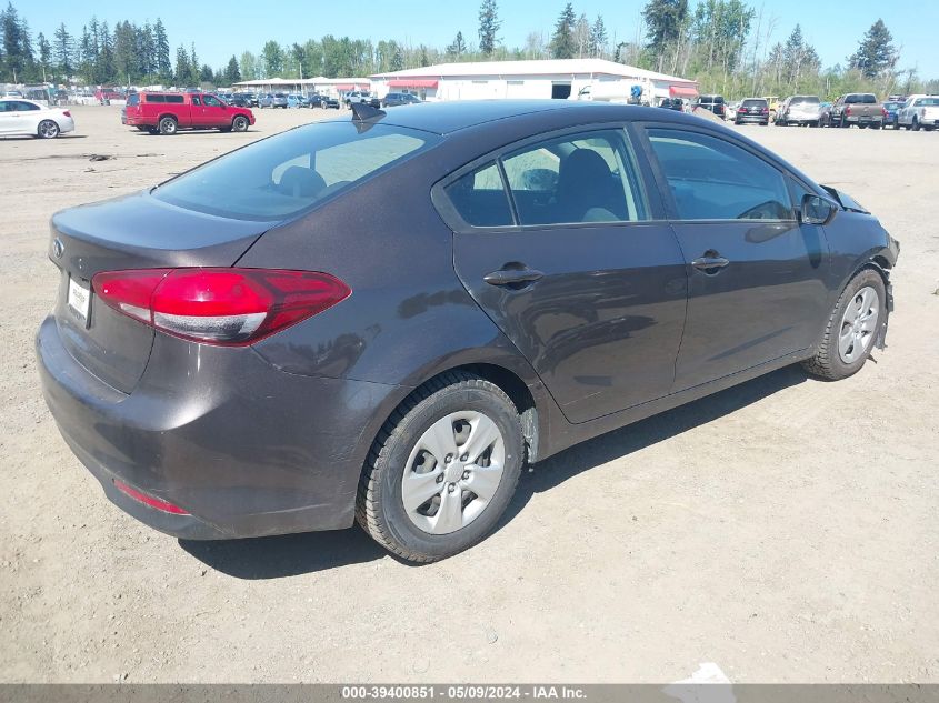 2018 Kia Forte Lx VIN: 3KPFK4A77JE174681 Lot: 39400851