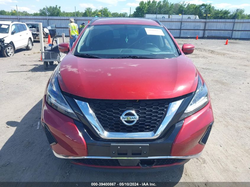 2019 NISSAN MURANO SV - 5N1AZ2MJ5KN105918