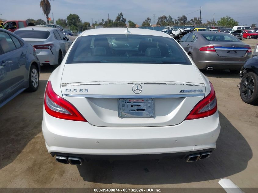 2014 Mercedes-Benz Cls 63 Amg S 4Matic VIN: WDDLJ7GBXEA121040 Lot: 39400874