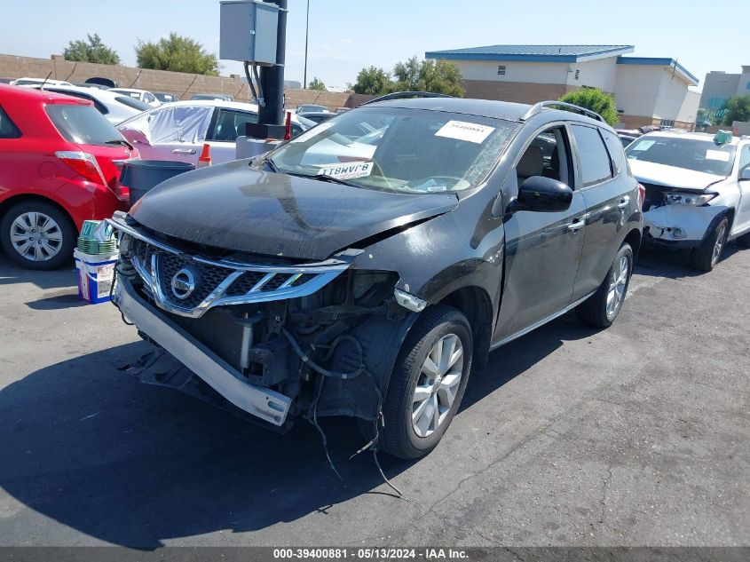 2014 Nissan Murano S/Sl/Sv/Le VIN: JN8AZ1MU1EW409582 Lot: 39400881