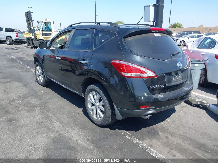 2014 Nissan Murano S/Sl/Sv/Le VIN: JN8AZ1MU1EW409582 Lot: 39400881