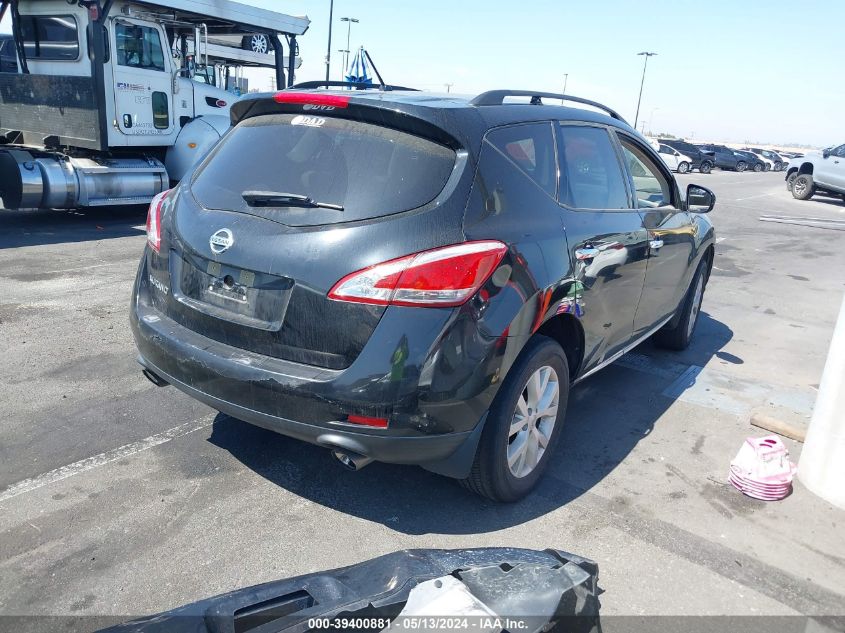 2014 Nissan Murano S/Sl/Sv/Le VIN: JN8AZ1MU1EW409582 Lot: 39400881