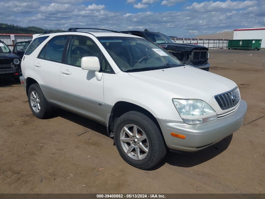 2003 Lexus Rx 300 VIN: JTJHF10U430310518 Lot: 39400882