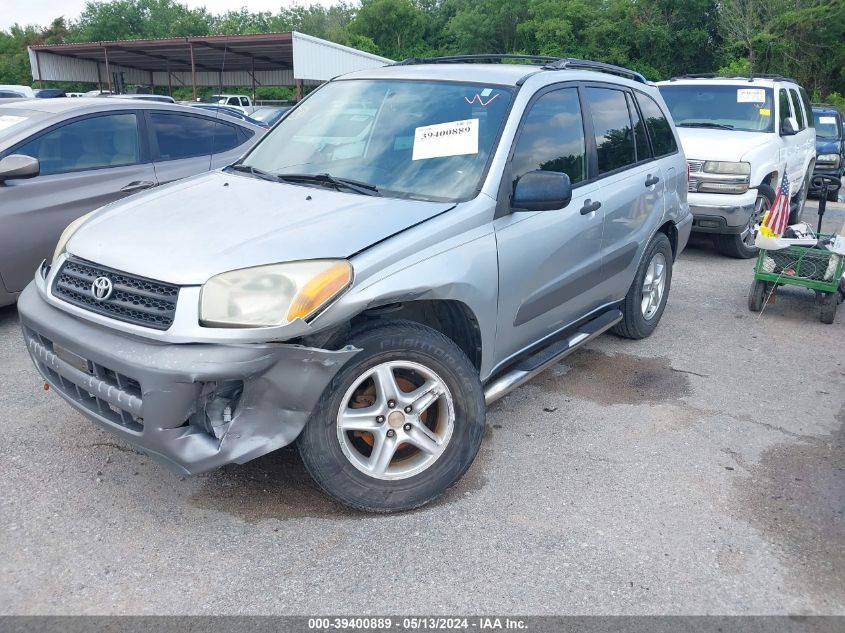 2002 Toyota Rav4 VIN: JTEGH20V020065265 Lot: 39400889