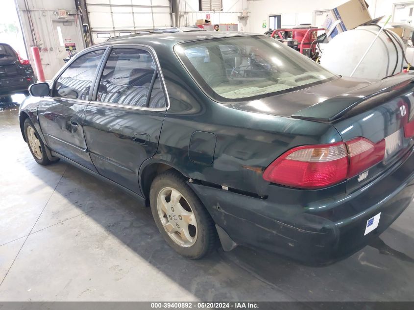 1999 Honda Accord Ex VIN: 1HGCG5652XA055712 Lot: 39400892