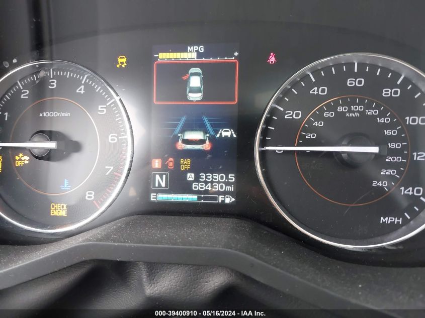 2019 SUBARU CROSSTREK LIMITED - JF2GTANC9KH208429