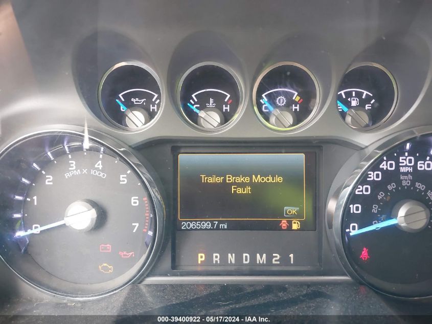 2011 Ford F-250 Lariat VIN: 1FT7W2B60BEA73756 Lot: 39400922