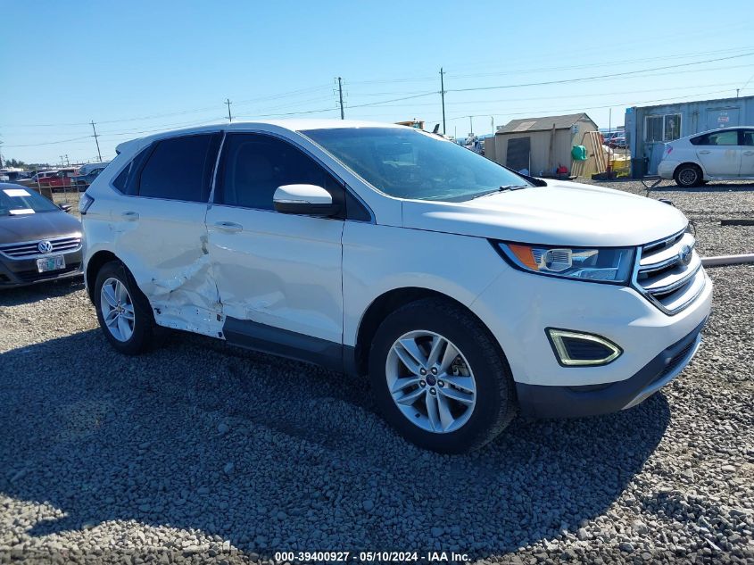 2015 Ford Edge Sel VIN: 2FMTK4J88FBB04127 Lot: 39400927