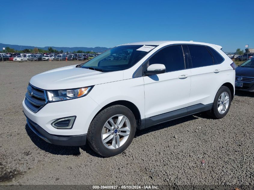 2015 Ford Edge Sel VIN: 2FMTK4J88FBB04127 Lot: 39400927