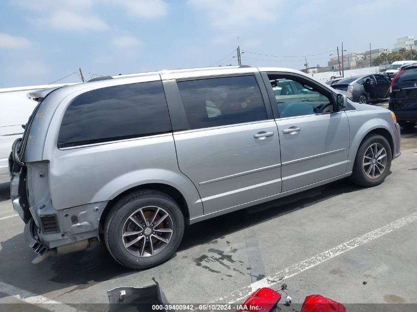 2017 Dodge Grand Caravan Sxt VIN: 2C4RDGCG7HR724363 Lot: 39400942