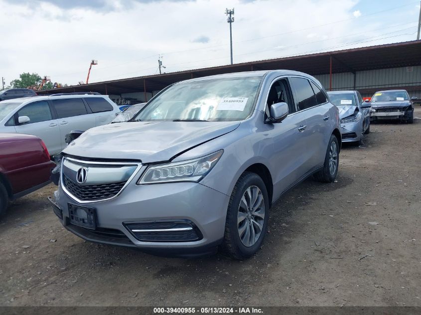 2016 Acura Mdx Technology Acurawatch Plus Packages/Technology Package VIN: 5FRYD4H45GB030756 Lot: 39400955