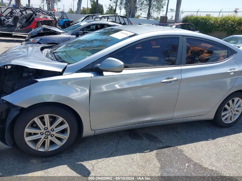 2016 Hyundai Elantra Se VIN: 5NPDH4AE0GH754556 Lot: 39400962