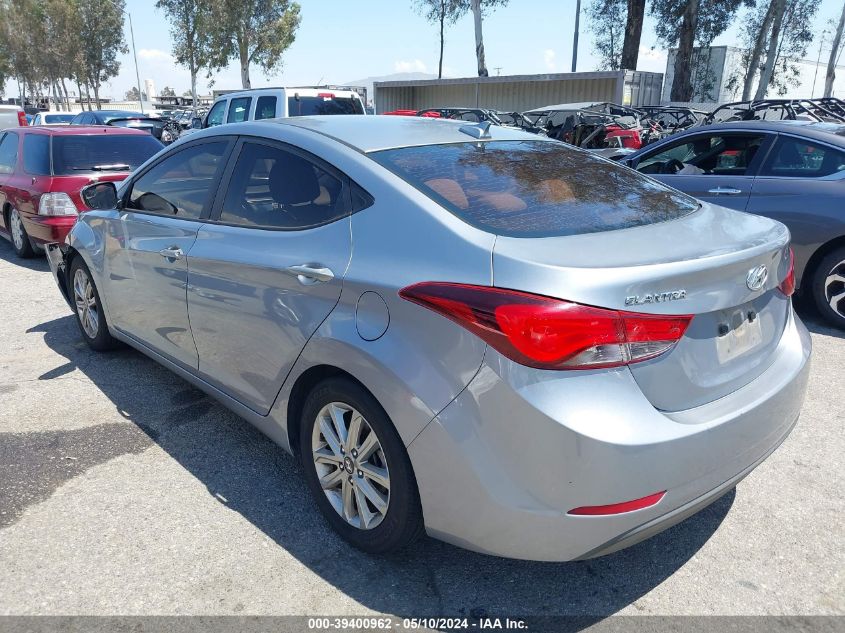 2016 Hyundai Elantra Se VIN: 5NPDH4AE0GH754556 Lot: 39400962