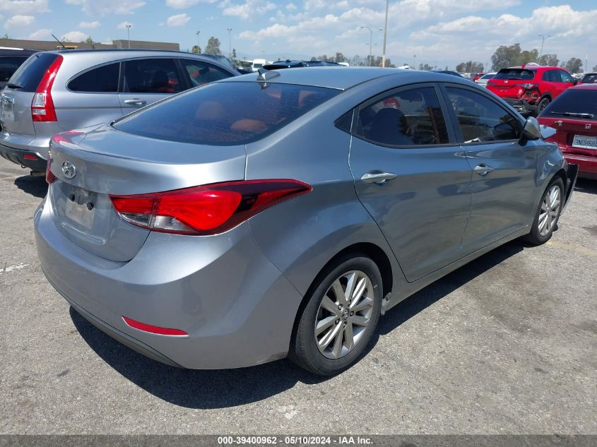 2016 Hyundai Elantra Se VIN: 5NPDH4AE0GH754556 Lot: 39400962