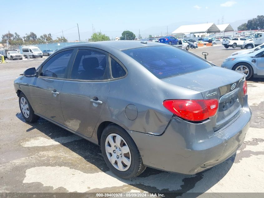 2008 Hyundai Elantra Gls/Se VIN: KMHDU46D88U509213 Lot: 39400978