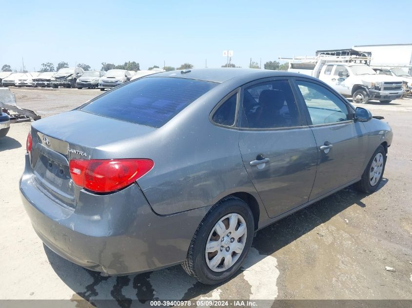 2008 Hyundai Elantra Gls/Se VIN: KMHDU46D88U509213 Lot: 39400978