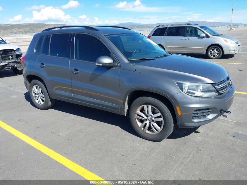 2015 Volkswagen Tiguan S VIN: WVGAV7AX0FW611674 Lot: 39400988