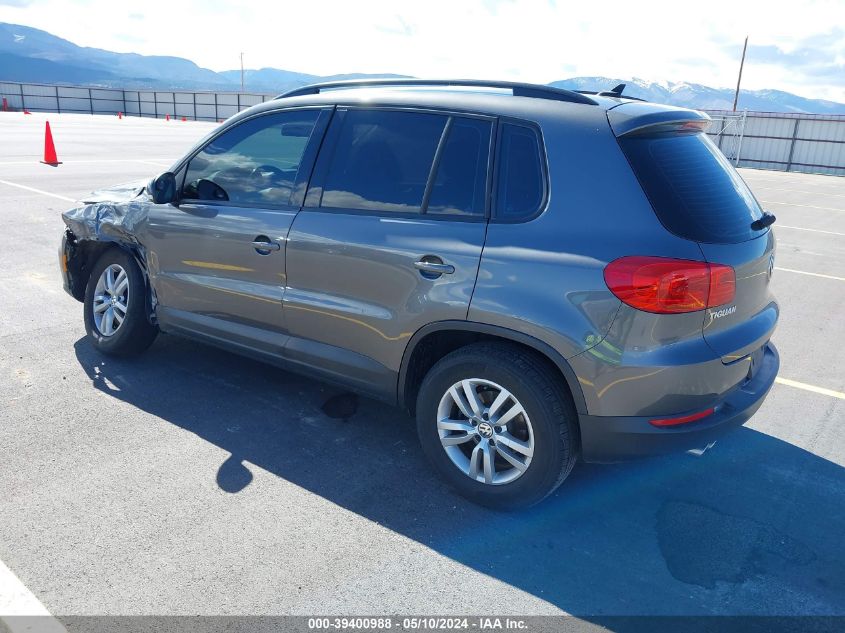 2015 Volkswagen Tiguan S VIN: WVGAV7AX0FW611674 Lot: 39400988