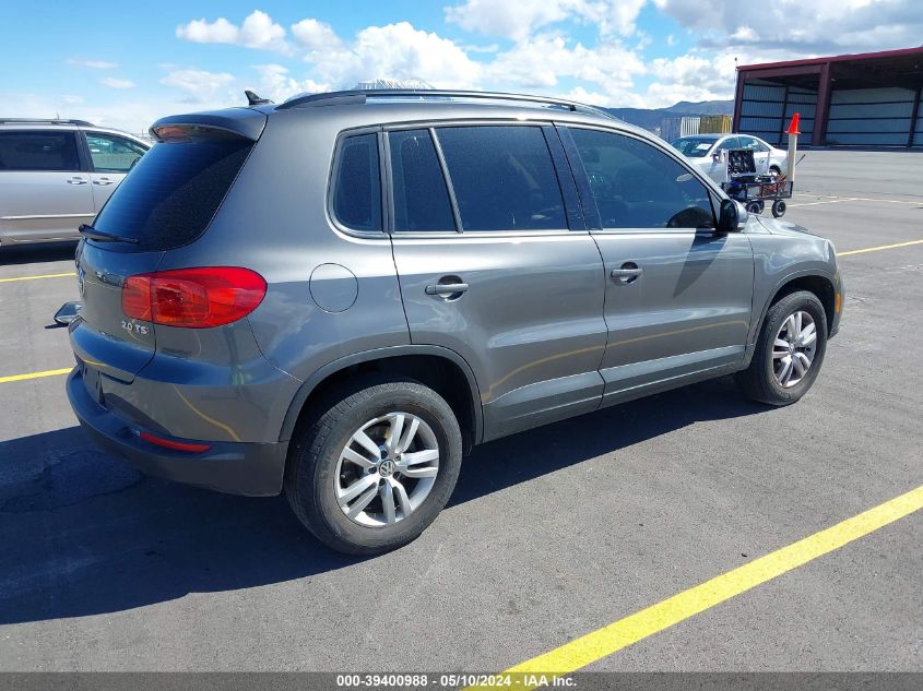 2015 Volkswagen Tiguan S VIN: WVGAV7AX0FW611674 Lot: 39400988