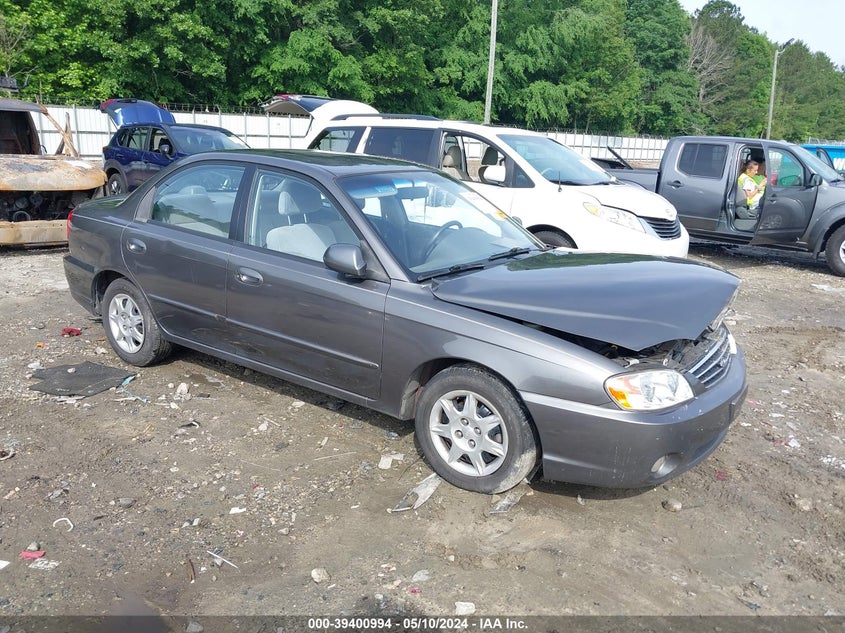 2002 Kia Spectra Ls VIN: KNAFB121625183472 Lot: 39400994