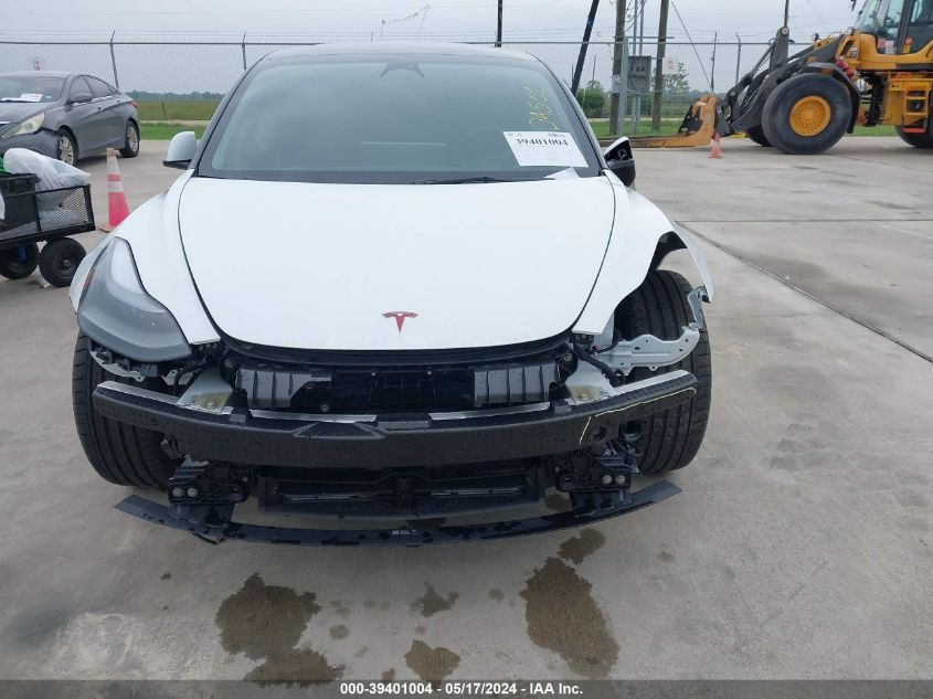 2023 Tesla Model 3 Performance Dual Motor All-Wheel Drive VIN: 5YJ3E1EC6PF677363 Lot: 39401004