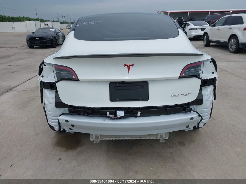 2023 Tesla Model 3 Performance Dual Motor All-Wheel Drive VIN: 5YJ3E1EC6PF677363 Lot: 39401004