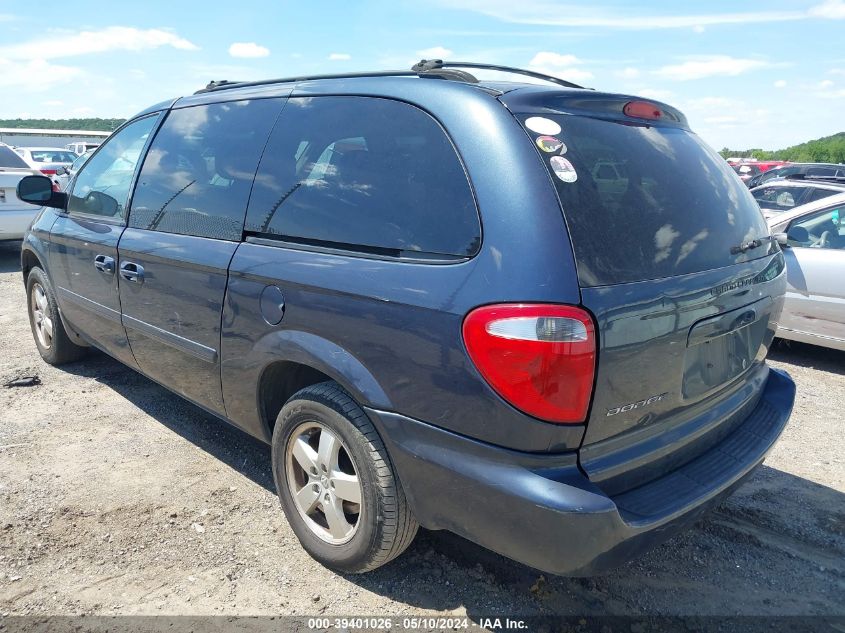 2007 Dodge Grand Caravan Sxt VIN: 2D4GP44L17R196295 Lot: 39401026