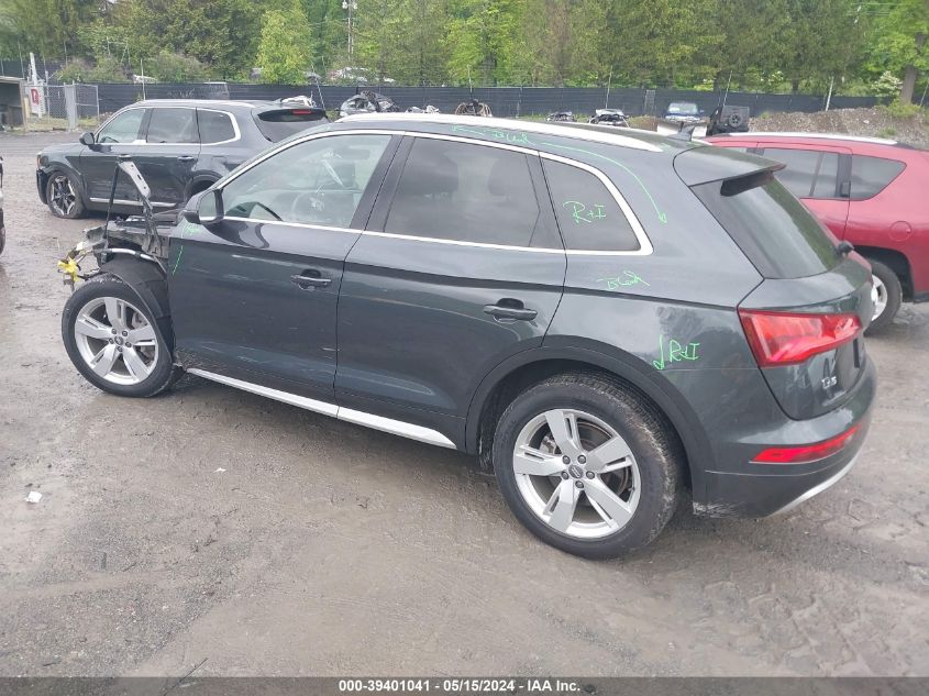 2019 Audi Q5 45 Premium VIN: WA1BNAFY0K2049424 Lot: 39401041