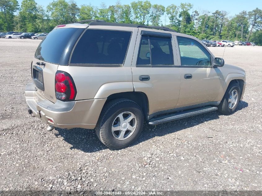 2006 Chevrolet Trailblazer Ls VIN: 1GNDT13S662113631 Lot: 39401048