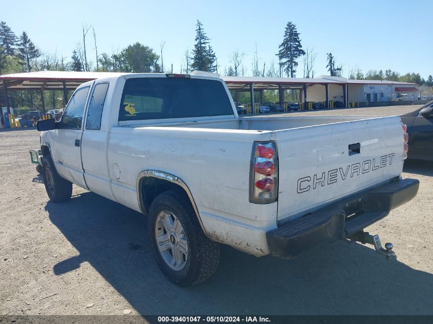 1997 Chevrolet C/K 1500 Silverado Fleetside VIN: 1GCEK19W9VE136036 Lot: 39401047