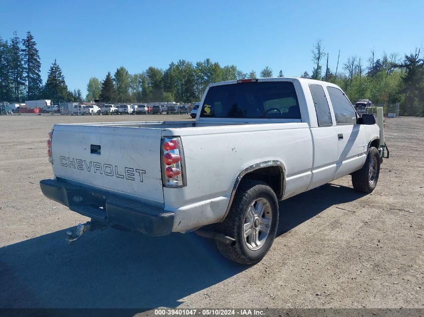 1997 Chevrolet C/K 1500 Silverado Fleetside VIN: 1GCEK19W9VE136036 Lot: 39401047