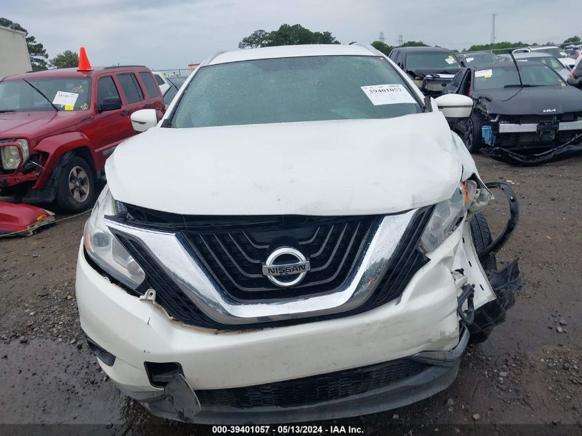 2017 Nissan Murano Sl VIN: 5N1AZ2MG5HN174184 Lot: 39401057