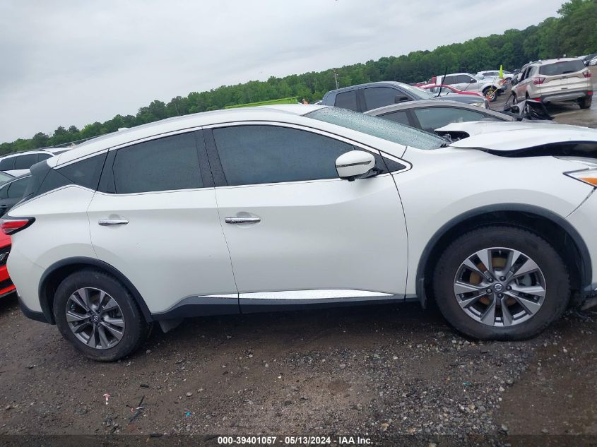 2017 Nissan Murano Sl VIN: 5N1AZ2MG5HN174184 Lot: 39401057