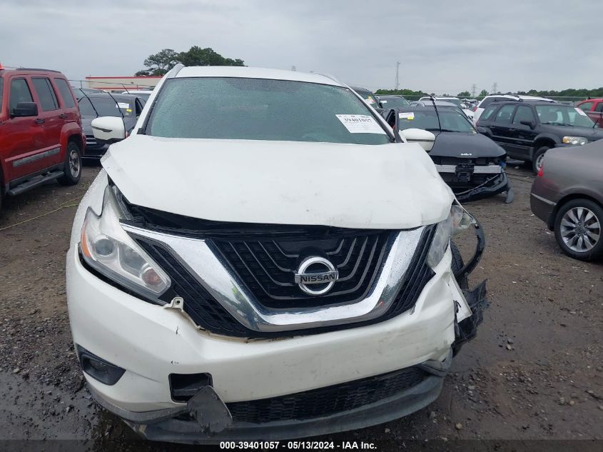 2017 Nissan Murano Sl VIN: 5N1AZ2MG5HN174184 Lot: 39401057