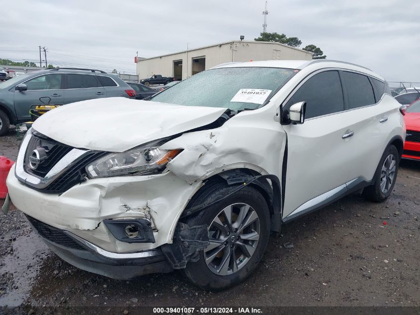 2017 Nissan Murano Sl VIN: 5N1AZ2MG5HN174184 Lot: 39401057