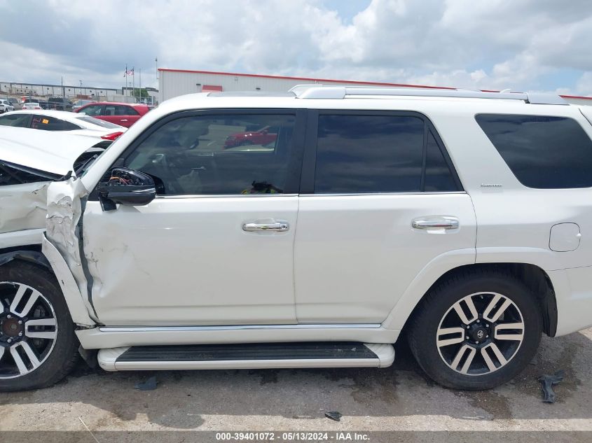 2014 Toyota 4Runner Limited VIN: JTEZU5JR7E5076066 Lot: 39401072